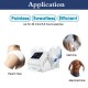 4 Handles Gym Equipment HI-EMT System electromagnetic Waves Body Massage Machine（white）