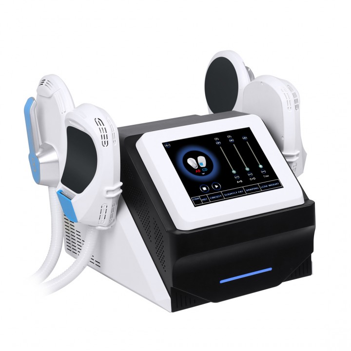 4 Handles With RF Gym Equipment HI-EMT System Electromagnetic Waves Body Massage Machine