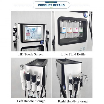 Hydrogen Oxygen Facial Machine 7 in 1 Vacuum Face Cleaning Hydro-Dermabrasion Facial Sprayer